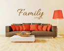 Family is Forever Quotes Wall Decal Family is Forever Quotes Wall Decal Lettering Vinyl Art Stickers